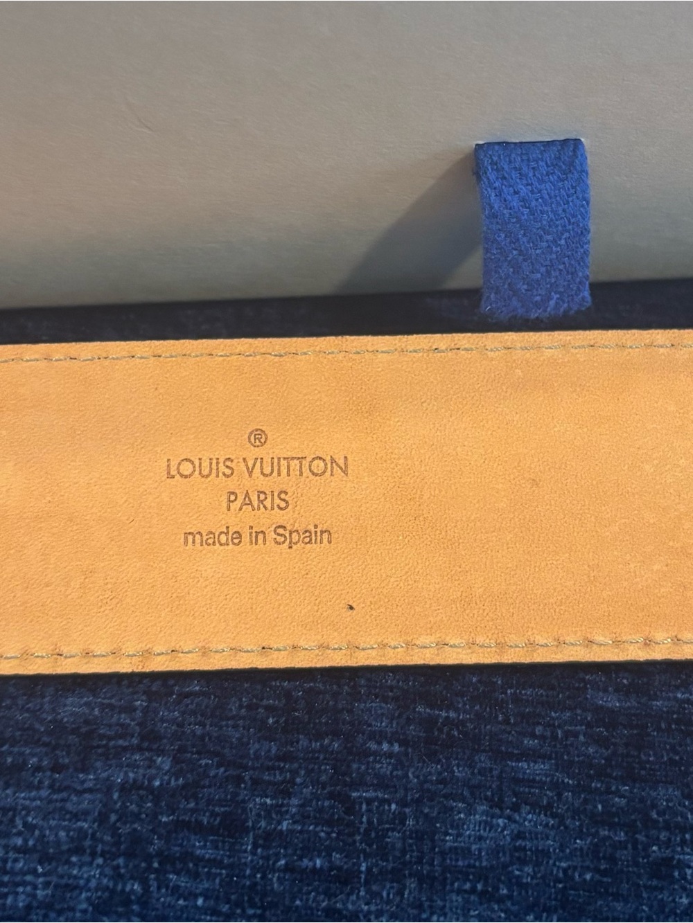 Louis Vuitton Brown Monogram Belt with Gold LV Buckle - Picture 7 of 13